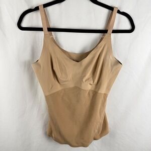 Honeylove Shapewear Nude Beige Tank Top Medium Basic Camisole Smoothing Shaping